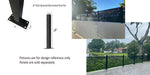 Metal Privacy Screen, Laser Cut Decorative Steel Panel, Metal Fencing, Metal Posts
