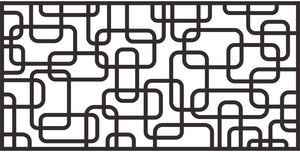 Metal Privacy Screen, Laser Cut Decorative Steel Privacy Panel Metal Fencing, Panel Screen,48"x24"