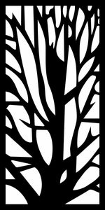 Metal Privacy Screen, Laser Cut Decorative Steel Privacy Panel Metal Fencing, Panel Screen,48"x24"