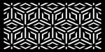 Metal Privacy Screen, Laser Cut Decorative Steel Privacy Panel Metal Fencing, Panel Screen,48"x24"