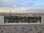 Metal Privacy Screen, Laser Cut Decorative Steel Panel, Metal Fencing, Metal Posts