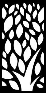 Metal Privacy Screen, Laser Cut Decorative Steel Privacy Panel Metal Fencing, Panel Screen,48"x24"