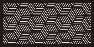 Metal Privacy Screen, Laser Cut Decorative Steel Privacy Panel Metal Fencing, Panel Screen,48"x24"