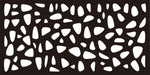Metal Privacy Screen, Laser Cut Decorative Steel Privacy Panel Metal Fencing, Panel Screen,48"x24"