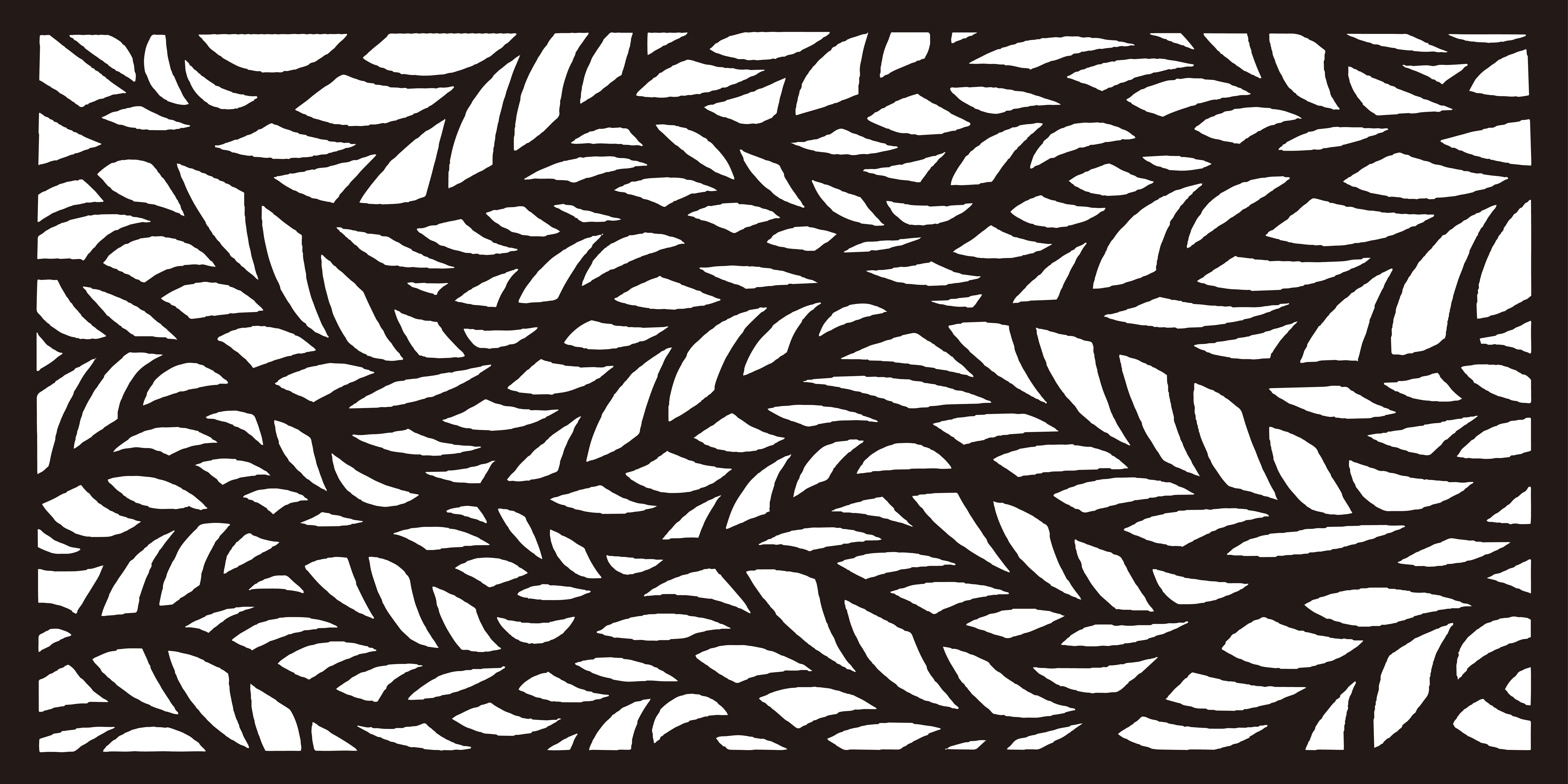 Metal Privacy Screen, Laser Cut Decorative Steel Privacy Panel Metal Fencing, Panel Screen,48"x24"