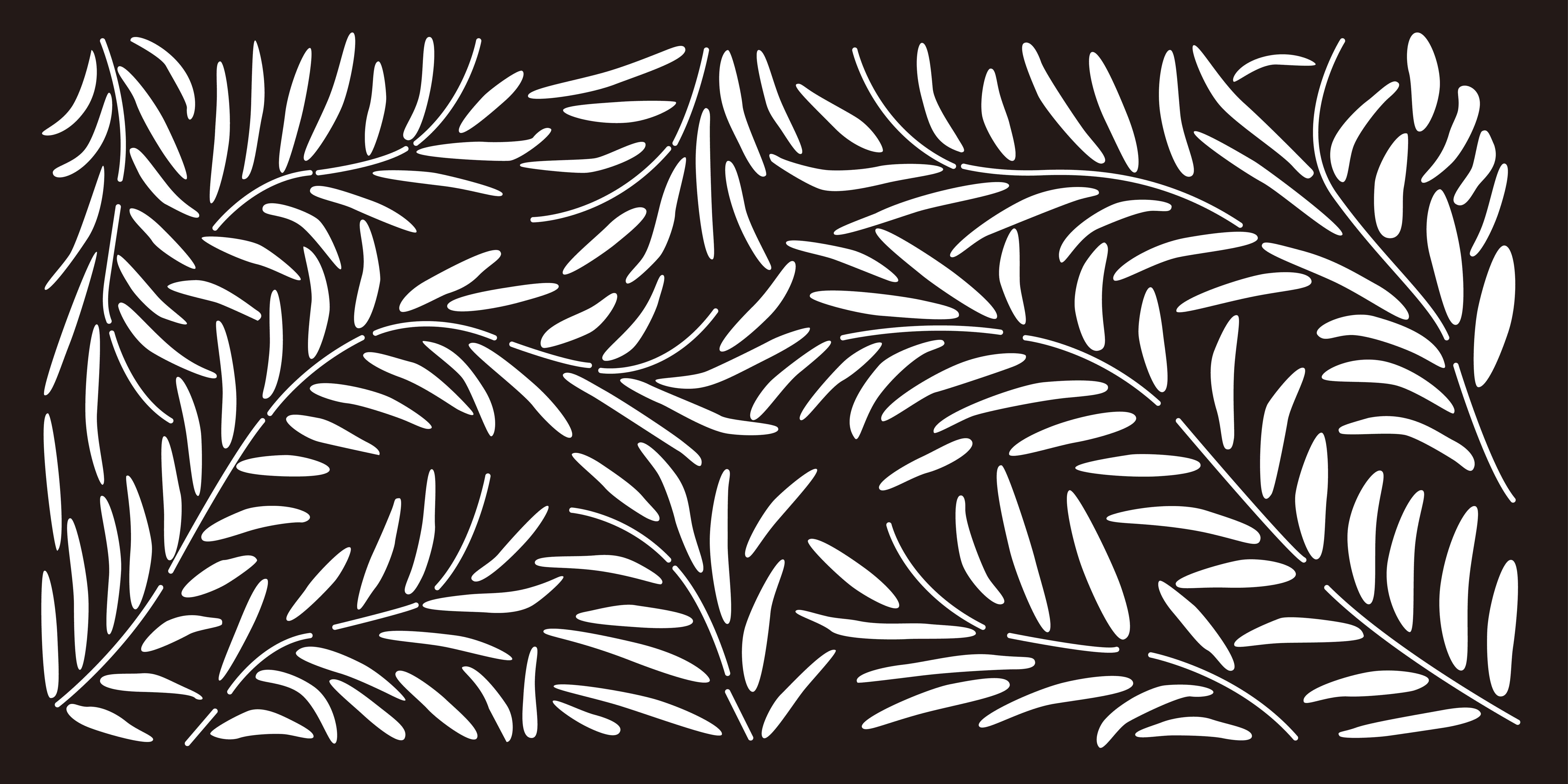 Metal Privacy Screen, Laser Cut Decorative Steel Privacy Panel Metal Fencing, Panel Screen,48"x24"