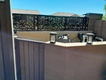 Metal Privacy Screen, Laser Cut Decorative Steel Panel, Metal Fencing, Metal Posts