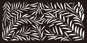Metal Privacy Screen, Laser Cut Decorative Steel Privacy Panel Metal Fencing, Panel Screen,48"x24"