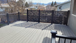 Metal Privacy Screen, Laser Cut Decorative Steel Panel, Metal Fencing, Metal Posts