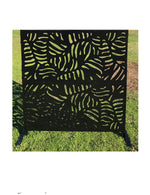 Metal Privacy Screen, Laser Cut Decorative Steel Panel, Metal Fencing, Metal Posts