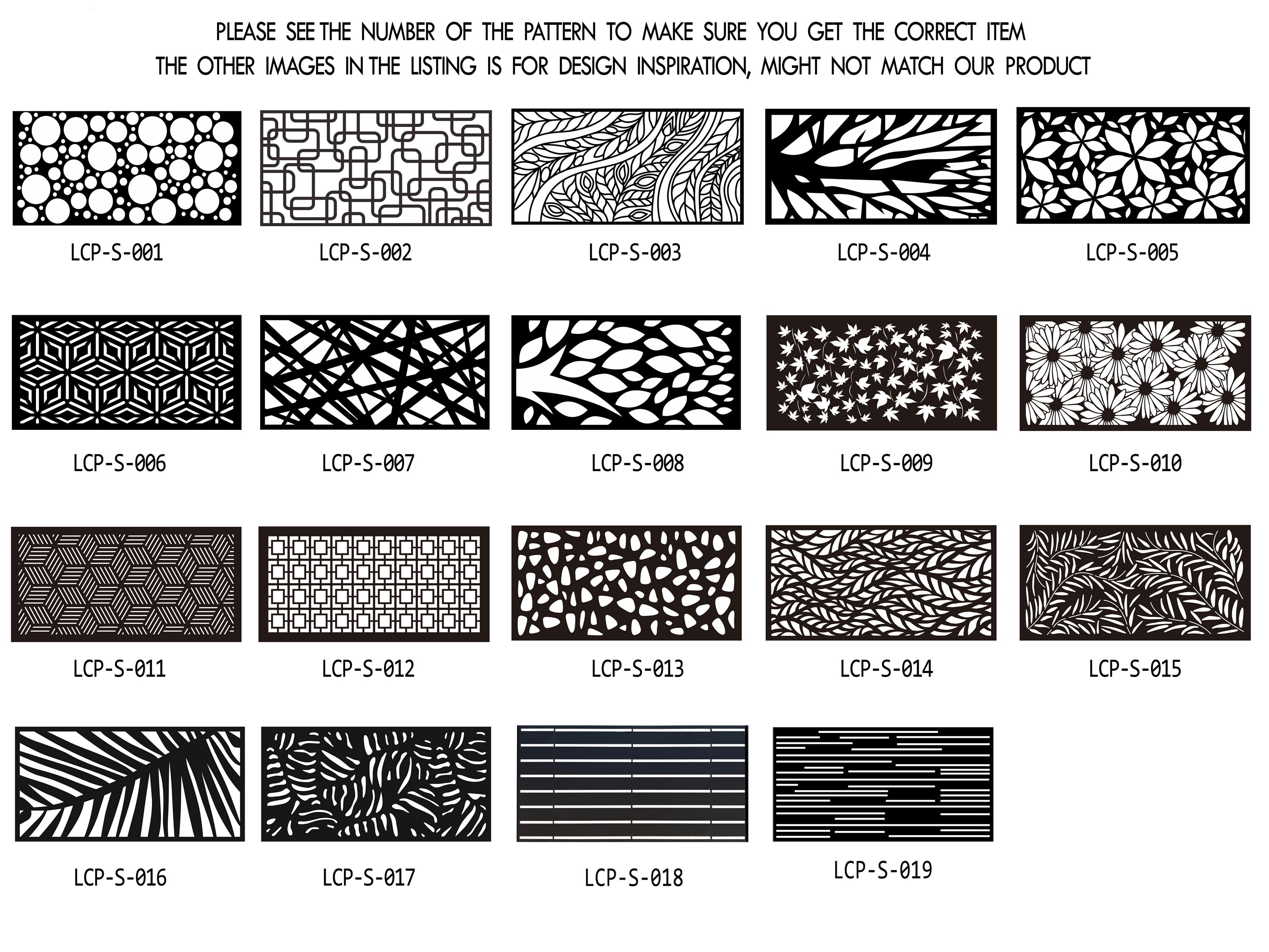 Metal Privacy Screen, Laser Cut Decorative Steel Panel, Metal Fencing, Metal Posts