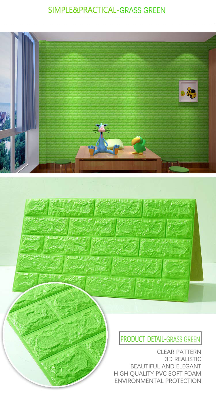 MountainSnow 3D Self-Adhesive Peel Stick Wallpaper, 3D Brick Wall Sticker for TV Walls/Sofa Background Decor