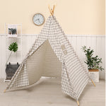 MountainSnow Indian Teepee Tent for Kids with Carry Case, Teepee Play Tent, for Girls and Boys, Indoor & Outdoor Playing