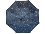 Inverted Umbrella Umbrella Windproof Reverse Umbrella Umbrellas for Women with UV Protection Upside Down Umbrella C-Handle Shooting Star