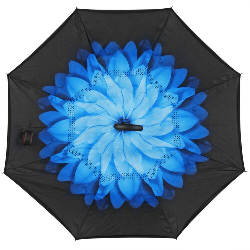 Inverted Umbrella Umbrella Windproof Reverse Umbrella, Umbrellas for Women with UV Protection, Upside Down Umbrella with C-Handle  P11