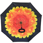 Inverted Umbrella Umbrella Windproof Reverse Umbrella, Umbrellas for Women with UV Protection, Upside Down Umbrella with C-Handle  P7