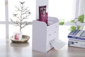 MountainSnow Multi-Function PVC Cosmetic Storage, Storage Box for Neat and Organize Storing of Makeup Tools (Oops)