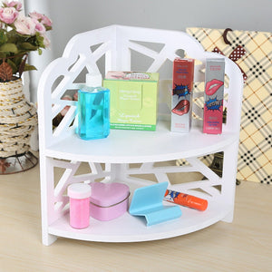 MountainSnow Multi-Function PVC Cosmetic Storage, Storage Box for Neat and Organize Storing of Makeup Tools (Geometry)
