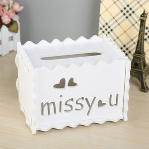 SNOW MountainSnow PVC Tissue Box Cover Rectangle Boutique Box for Bathroom, Bedroom, Living Room with Muti Pattern Options