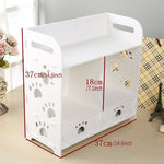 MountainSnow Multi-Function PVC Cosmetic Storage, Storage Box for Neat and Organize Storing of Makeup Tools