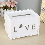 SNOW MountainSnow PVC Tissue Box Cover Rectangle Boutique Box for Bathroom, Bedroom, Living Room with Muti Pattern Options (Love)