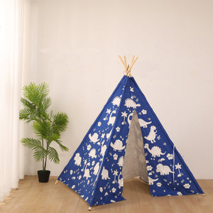 Indian Playhouse Toy Teepee Play Tent for Kid Holiday creative gift for Children Foldable Play Tent Portable Kids teepee Tent Toys & Games