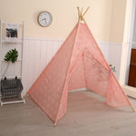 Indian Playhouse Toy Teepee Play Tent for Kid Holiday creative gift for Children Foldable Play Tent Portable Kids Tent