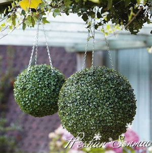 MountainSnow Artificial Boxwood Ball, Suitable for Both Outdoor and Indoor Use